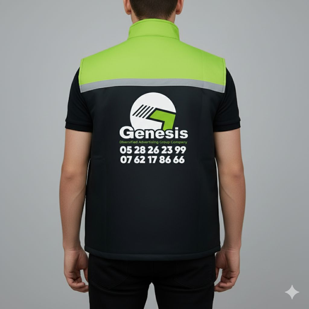 Gilet Technique Multipoches – Personnalisable avec Logo