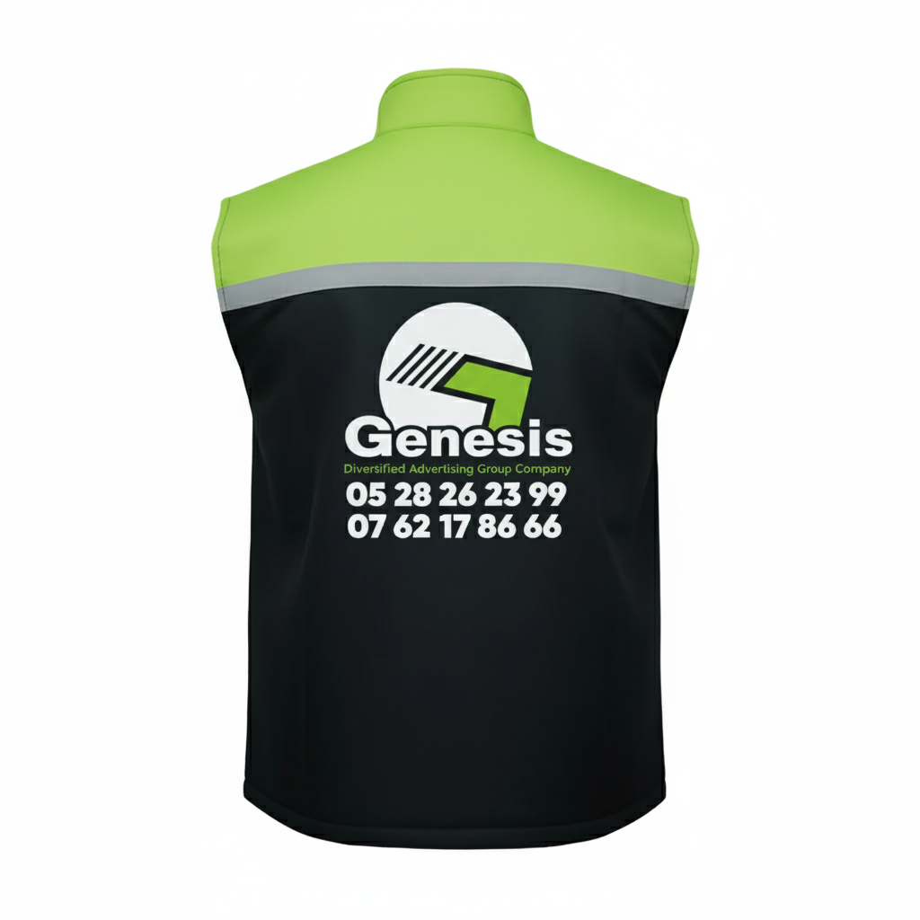 Gilet Technique Multipoches – Personnalisable avec Logo